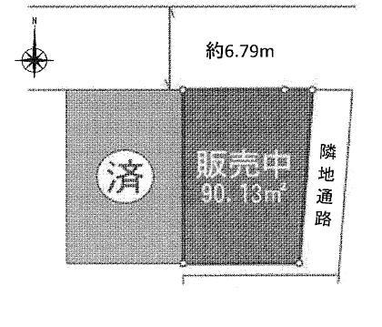 Compartment figure. 59,800,000 yen, 4LDK, Land area 90.13 sq m , Building area 106.07 sq m