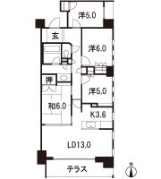 Floor: 4LDK, the area occupied: 85.5 sq m, Price: 64,700,000 yen, now on sale