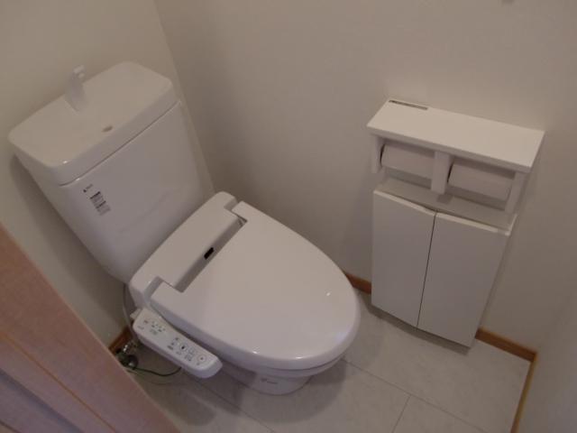 Toilet. It is previously finished properties of toilet. This property is also a bidet type.