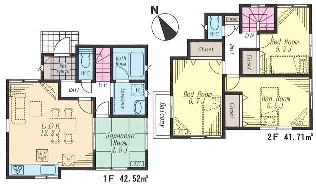 Floor plan. 36,800,000 yen, 4LDK, Land area 100.78 sq m , Building area 84.23 sq m