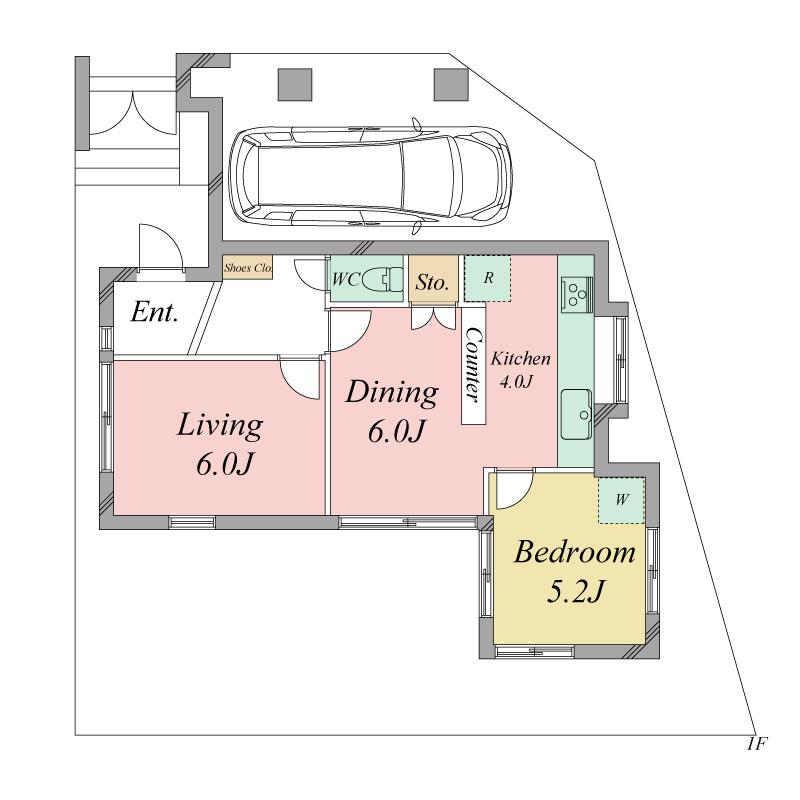 Floor plan. 42,800,000 yen, 3LDK, Land area 111.65 sq m , Building area 85.77 sq m 1F