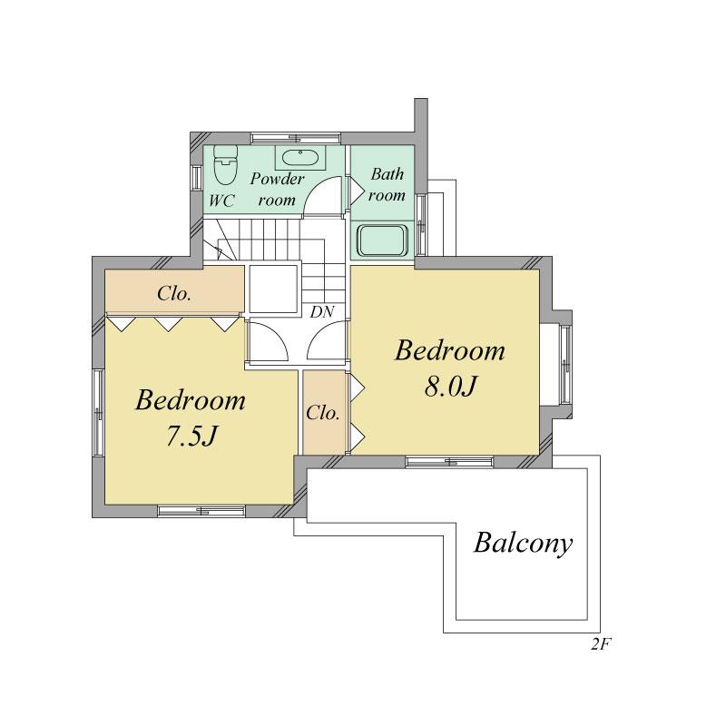 Floor plan. 42,800,000 yen, 3LDK, Land area 111.65 sq m , Building area 85.77 sq m 2F