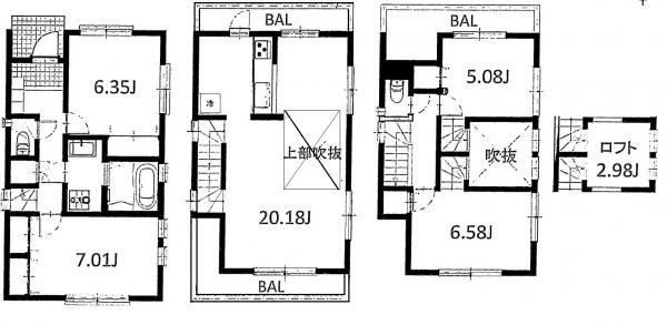 Floor plan. 59,800,000 yen, 4LDK, Land area 90.13 sq m , Building area 106.07 sq m