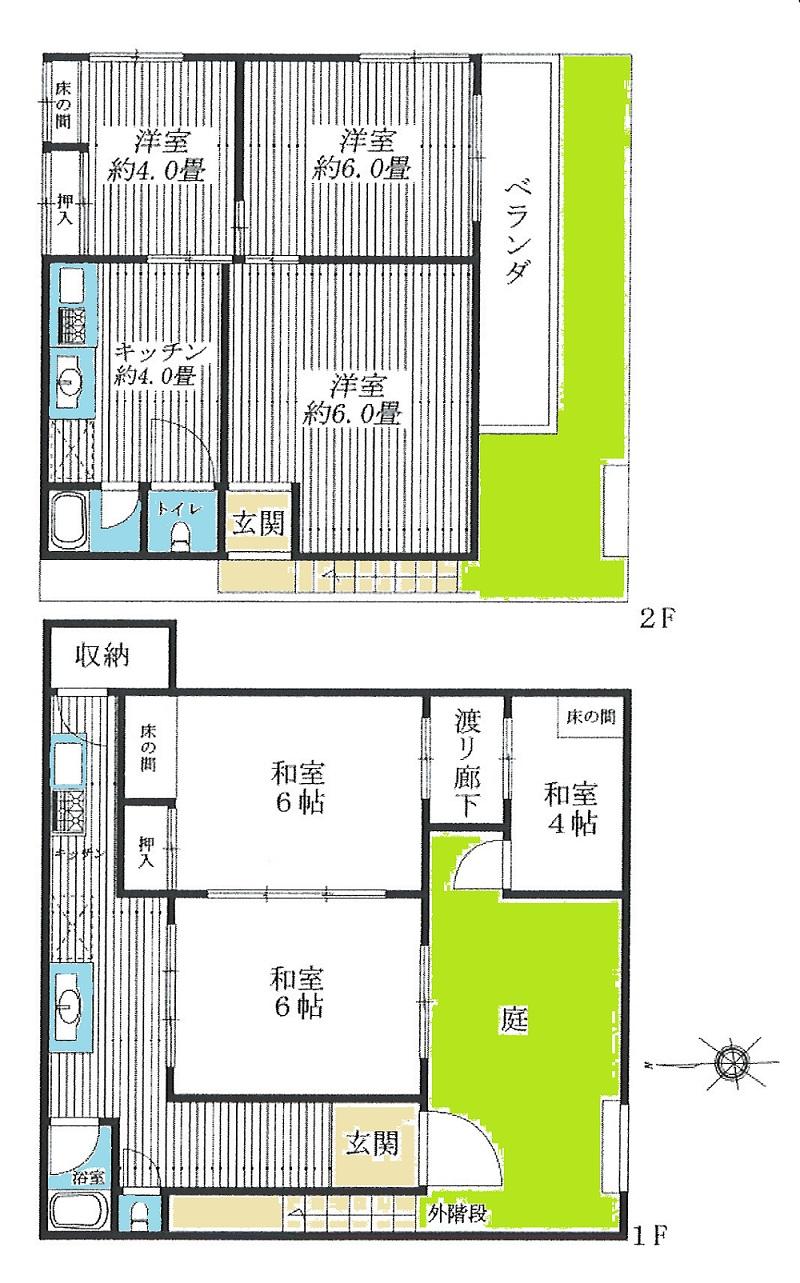 Floor plan. 38 million yen, 5DK, Land area 117.75 sq m , Building area 103.05 sq m