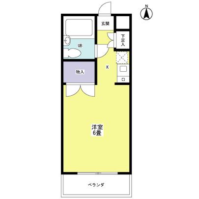 Floor plan. Floor plan there is a washing machine storage in the room.