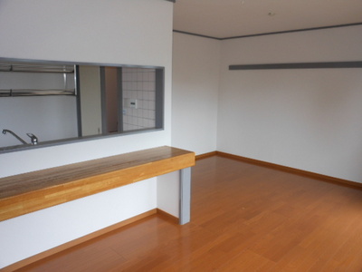 Living and room. Counter Kitchen