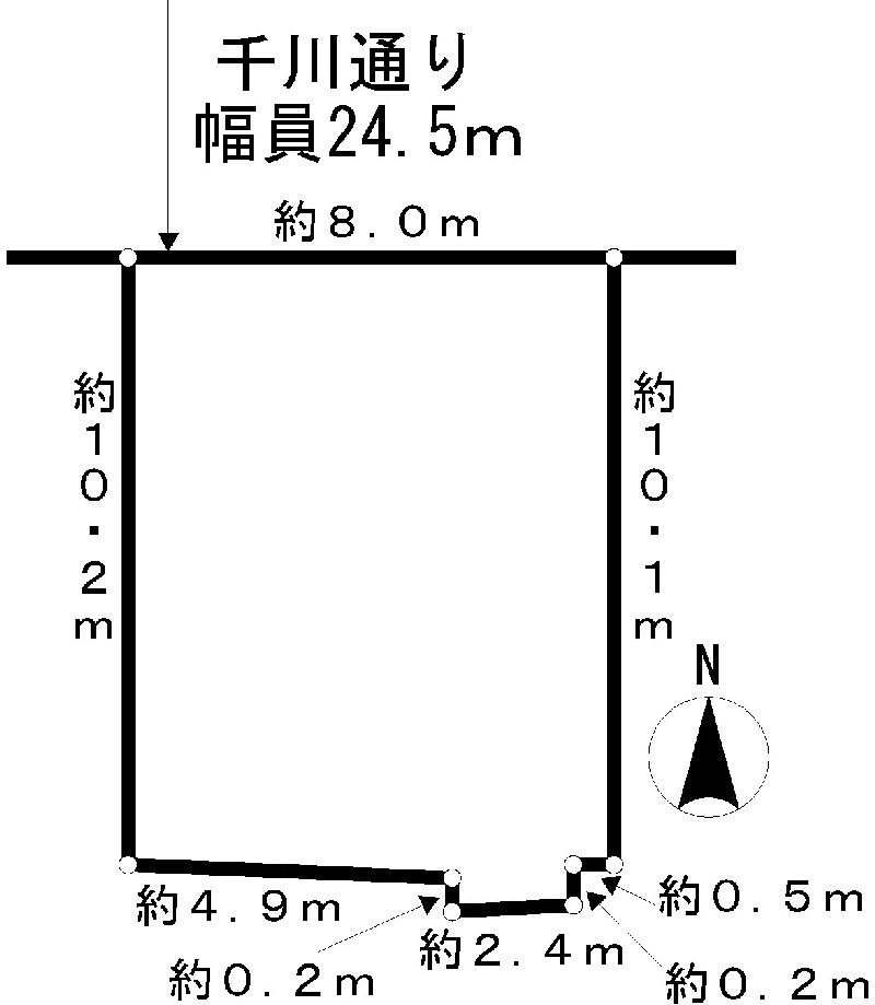 Compartment figure. Land price 110 million yen, Land area 82.8 sq m