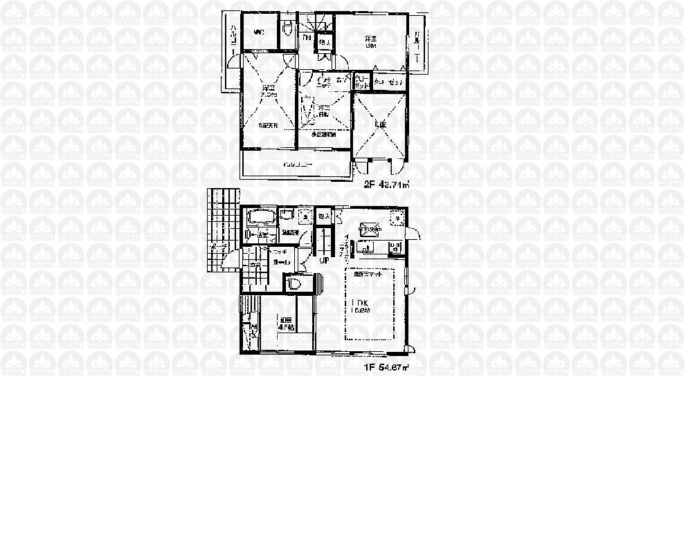 Floor plan. 49,800,000 yen, 4LDK, Land area 152.7 sq m , Building area 98.41 sq m floor plan