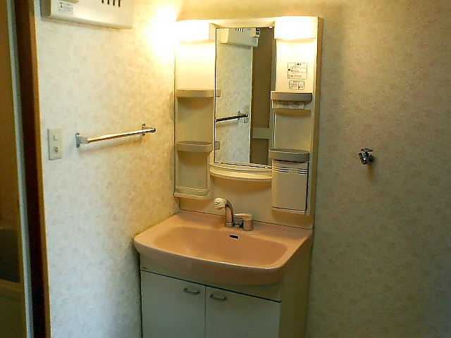 Washroom. Large independent wash basin