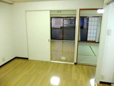 Living and room. DK and Western and Japanese-style room