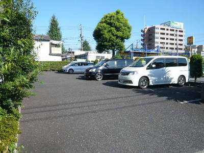 Parking lot. There in the monthly parking site