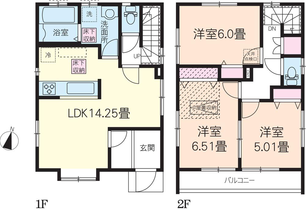 Floor plan. 34,800,000 yen, 3LDK, Land area 101.65 sq m , Building area 79.48 sq m