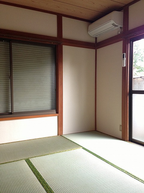 Living and room. Japanese-style room is airy two-plane opening