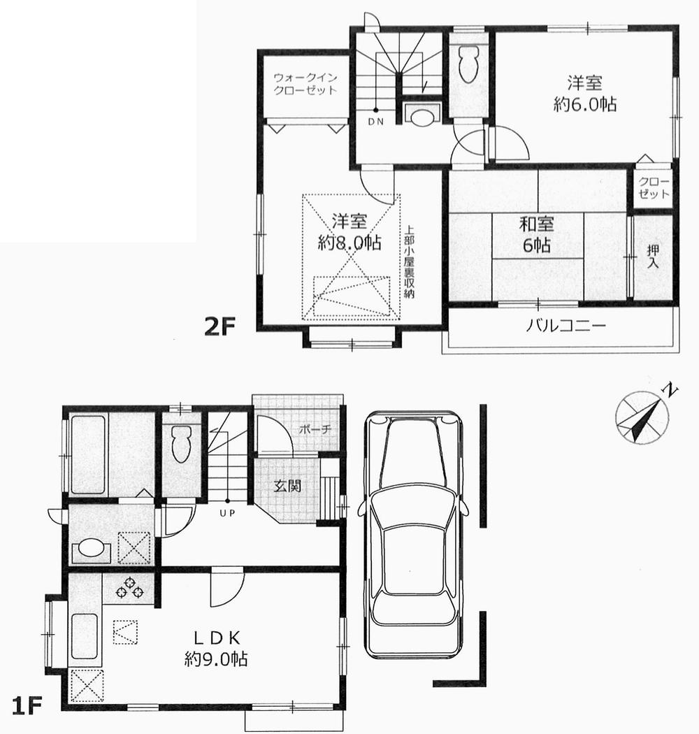 Floor plan. 39,800,000 yen, 3LDK, Land area 75.02 sq m , Building area 76.18 sq m