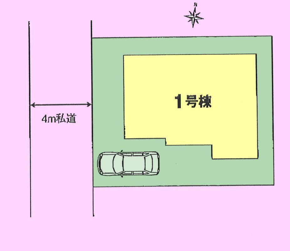 Compartment figure. 42,800,000 yen, 4LDK, Land area 105.55 sq m , Building area 92.68 sq m