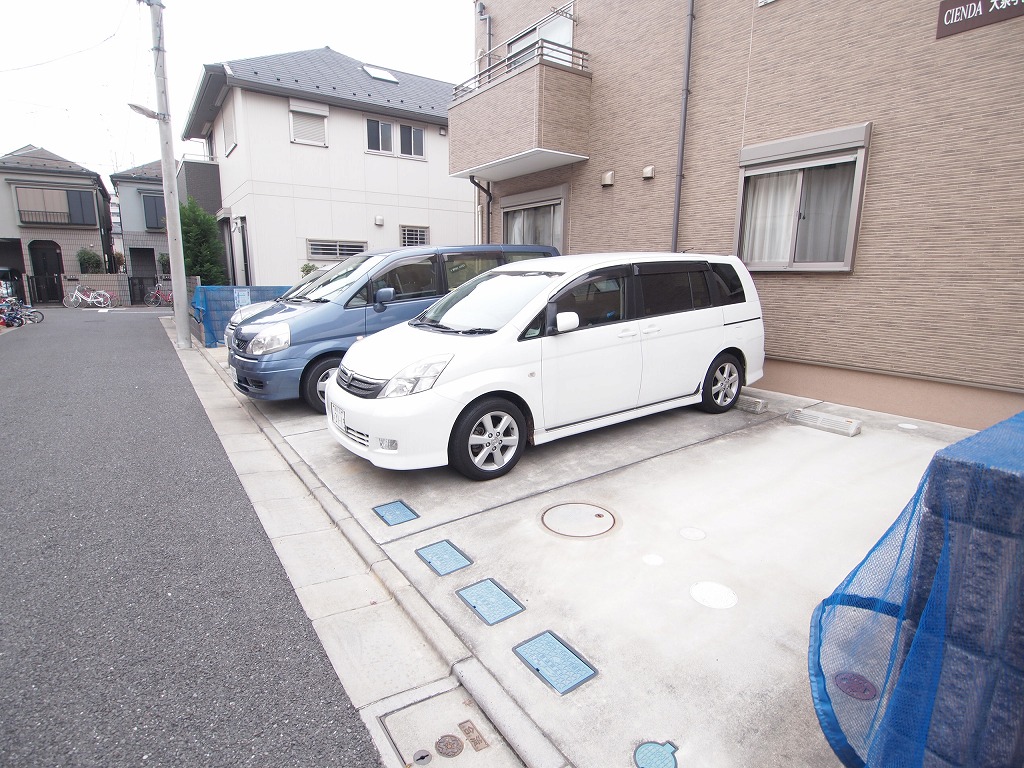 Parking lot. There is on-site parking