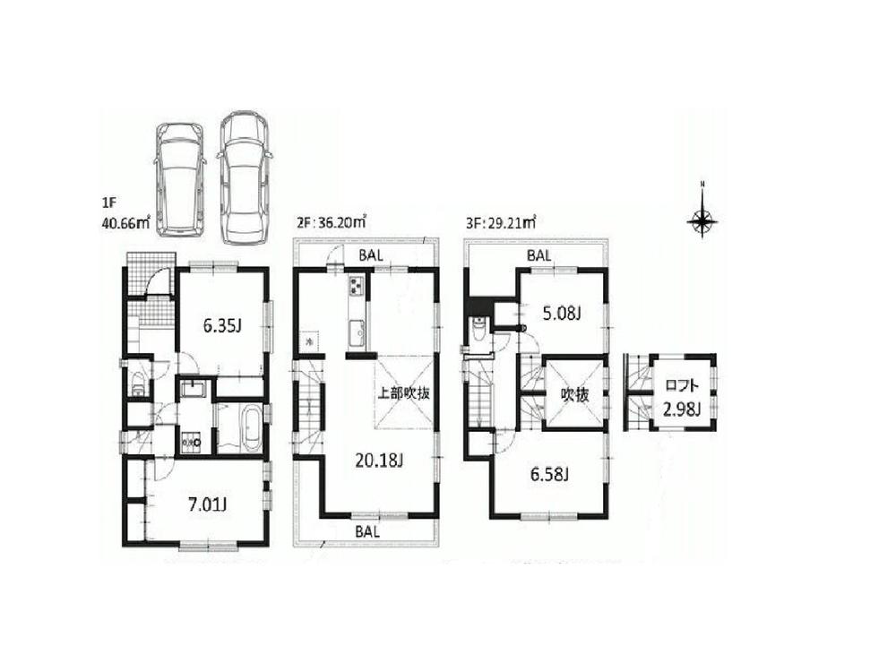 Floor plan. (A), Price 59,800,000 yen, 4LDK, Land area 90.13 sq m , Building area 106.07 sq m