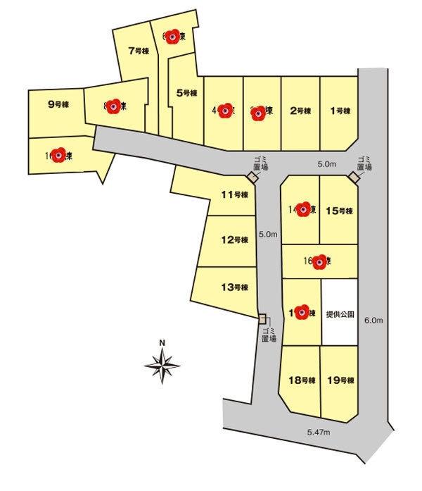 The entire compartment Figure. Nerima Tagara 4-chome compartment view