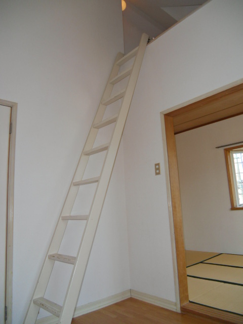 Other room space. Loft stairs