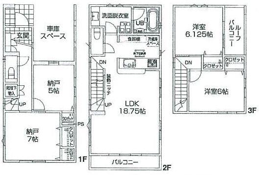 Floor plan. Rendering