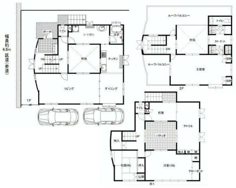 Floor plan. 129 million yen, 4LDK, Land area 198.36 sq m , Building area 186.15 sq m