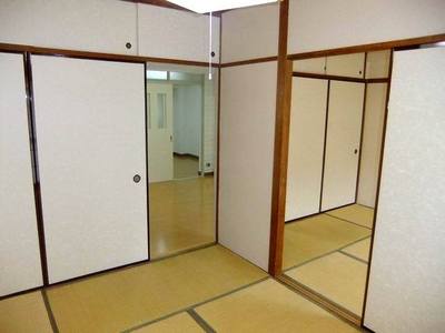 Living and room. The right side of the Japanese-style room as viewed from the front door (tatami of Omotegae is done before you move)