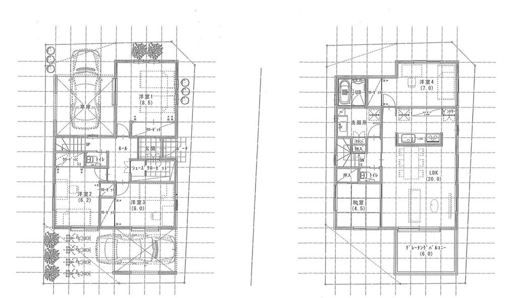 Other. Building plan example building price 2640 Ten thousand yen, Building area 124.63  sq m