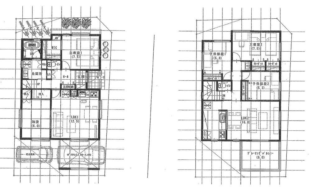 Building plan example (floor plan). Building plan example Building price 28,900,000 yen, Building area 136.49  sq m