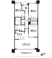 Floor: 3LDK, occupied area: 70.97 sq m, Price: 46,900,000 yen, now on sale