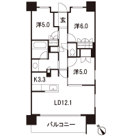 Floor: 3LDK, occupied area: 70.27 sq m, Price: TBD