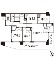 Floor: 4LDK + WIC, the occupied area: 84.12 sq m, Price: TBD