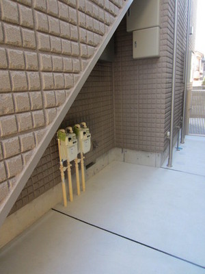 Other common areas. Bicycle is placed under the stairs