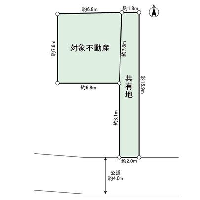 Floor plan. Land plots