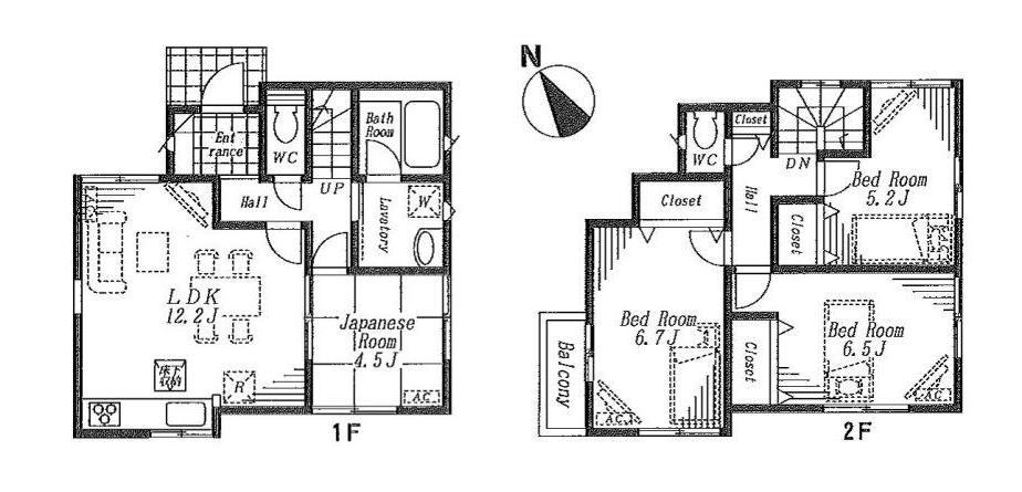 Floor plan. (3 Building), Price 35,800,000 yen, 4LDK, Land area 100.78 sq m , Building area 84.23 sq m