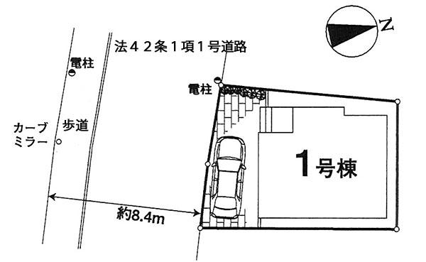 Compartment figure. 33,800,000 yen, 3LDK, Land area 74.6 sq m , Building area 76.18 sq m
