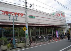 Supermarket. Commodities Iida Nakamurabashi to the store 930m