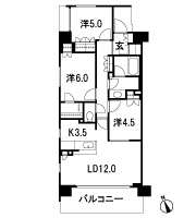 Floor: 3LDK + WIC + SIC, the occupied area: 73.28 sq m