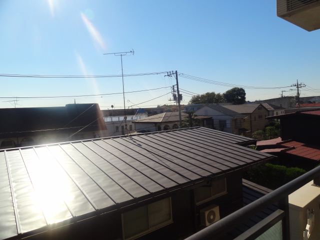 Balcony. Landscape from the veranda