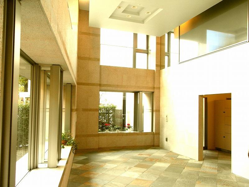 lobby. High ceilings of the lobby, such as luxury hotel.