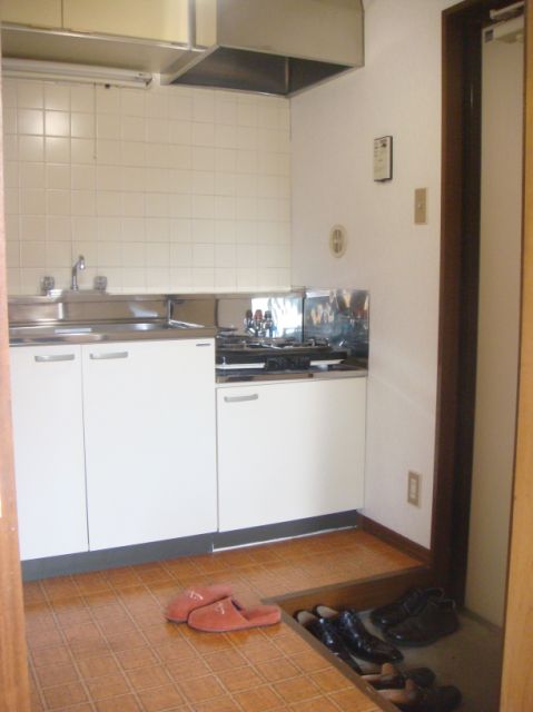 Kitchen. Gas stove (2 burners) can be installed. 