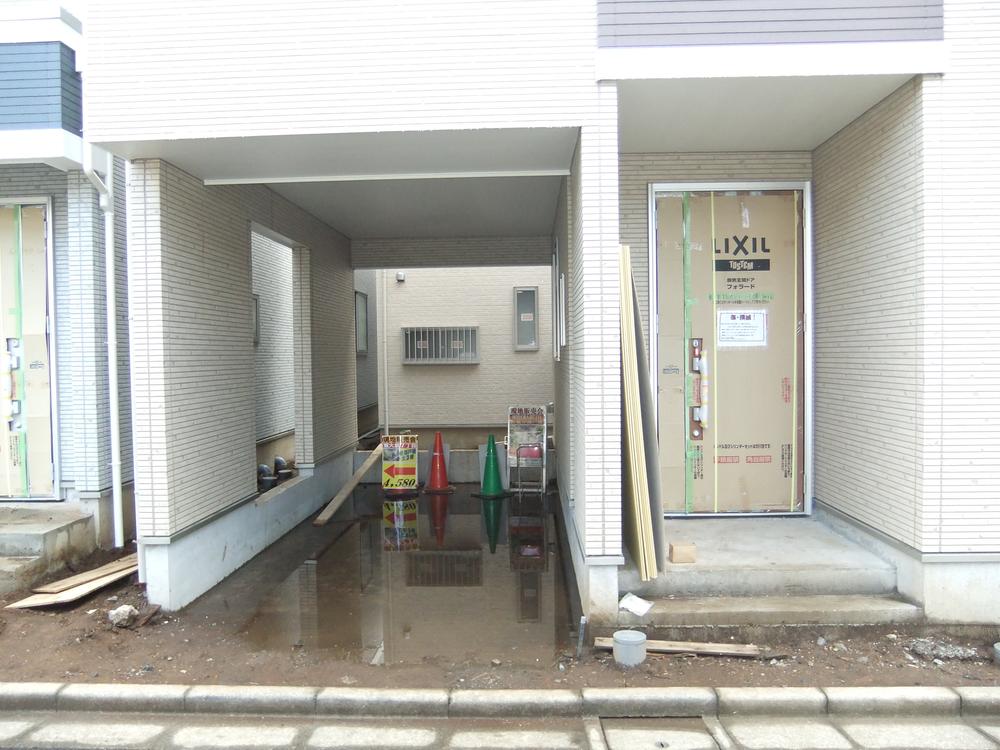 Parking lot. 1 Building parking space