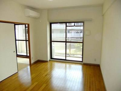 Living and room. Living room with air conditioning in the flooring