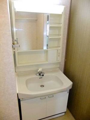 Washroom. Bathroom vanity