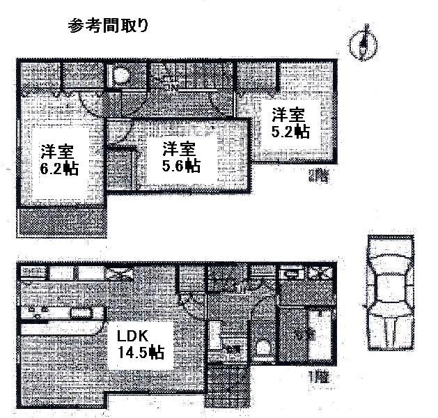 Building plan example (floor plan). Plan (floor plan)