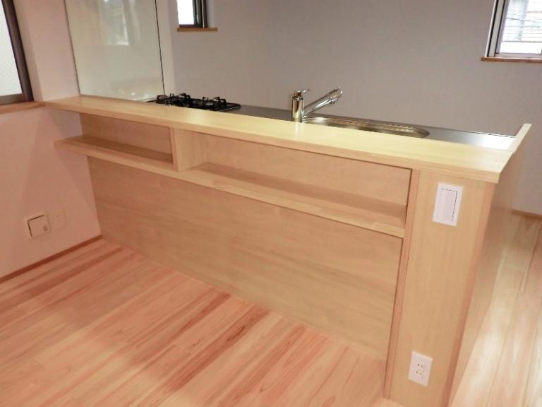 Other introspection. Counter kitchen living side