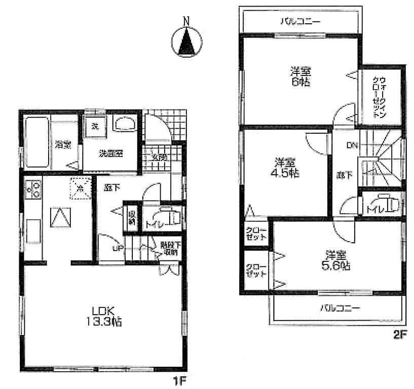 Floor plan. 35,800,000 yen, 3LDK, Land area 79.57 sq m , Building area 74.94 sq m