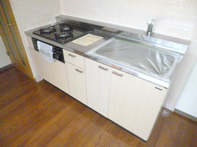 Kitchen. System Gasukitchin [With a two-burner stove and grill] 