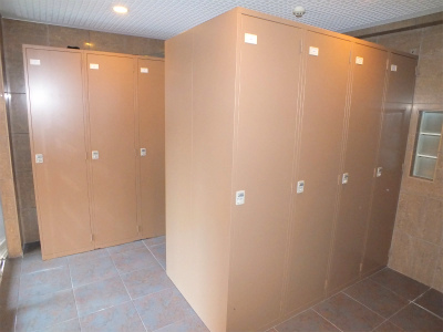 Other common areas. Private lockers