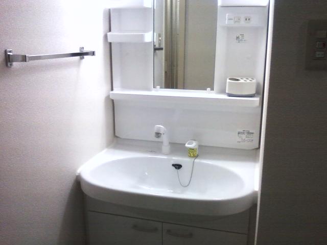 Washroom. Large washbasin