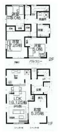 Floor plan. (7 Building), Price 52,900,000 yen, 4LDK, Land area 111.67 sq m , Building area 93.57 sq m